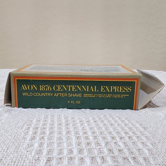Vintage Avon 1876 CENTENNIAL EXPRESS Glass TRAIN Wild Country Original Box - Picture 13 of 14